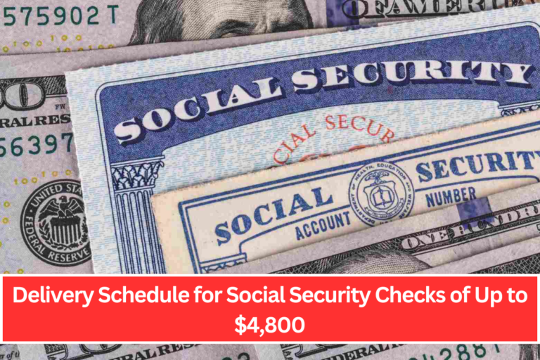 Delivery Schedule for Social Security Checks of Up to $4,800